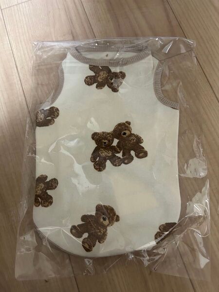 モンシェリ くまさんパイピングトップスSサイズ 犬服 ペット