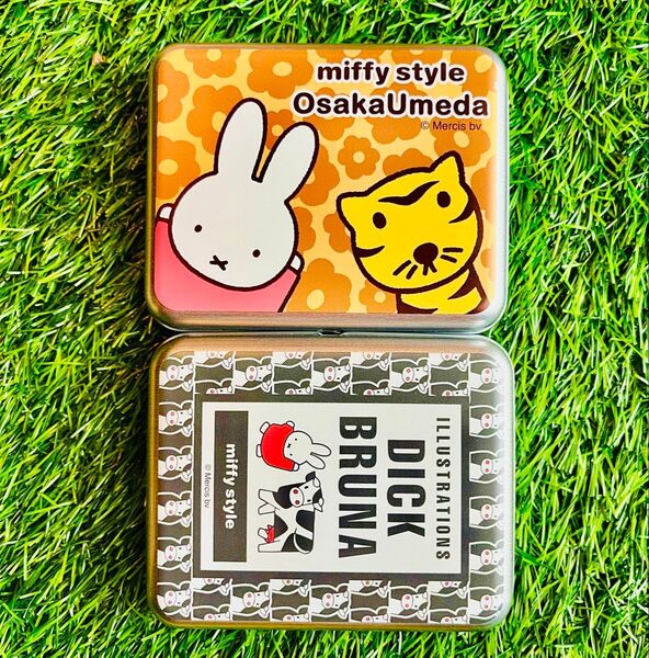 美品☆miffy style ミッフィスタイル 大阪梅田 キャンディ缶 タイガー 空缶 2個