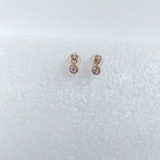 JILLSTUART K10ダイヤピアス