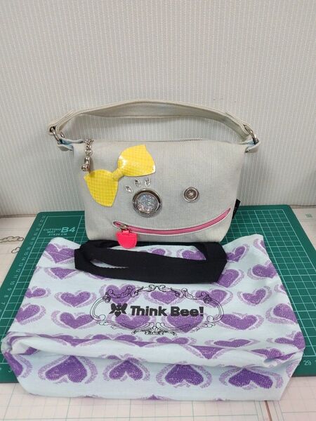 ThinkBee! シンクビー ミニトートバッグ ハート トートバック付き