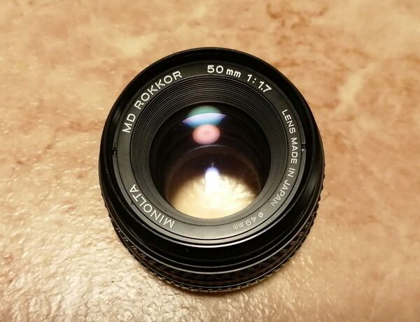 MINOLTA MD ROKKOR 50mm f1.7