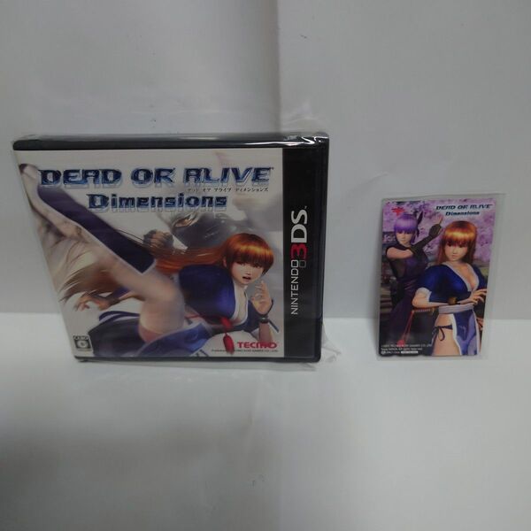 3DS DEAD OR ALIVE Dimensions ★ソフマップ特典(未使用)付美品