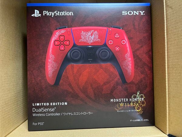 新品★PS5 DualSense ワイヤレスコントローラー “モンスターハンターワイルズ” リミテッドエディション★検)モンハン