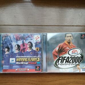 PSソフト2点 実況ウイニングイレブン3とFIFA2000