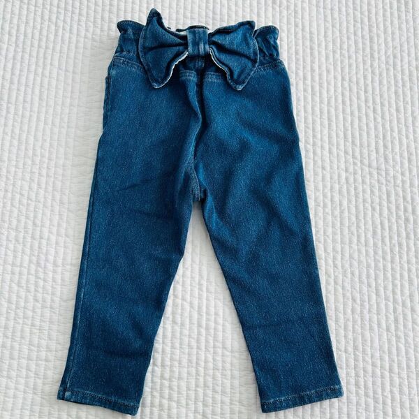 プティマイン バックリボン付きボトム 90 パンツ