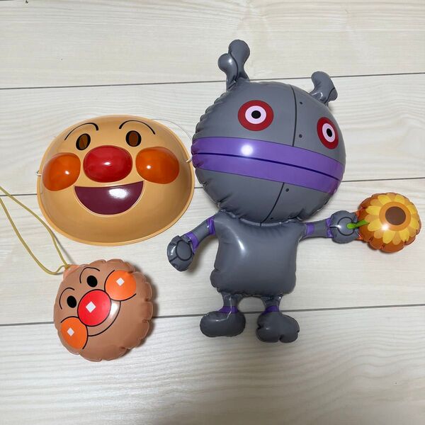 新品未使用 アンパンマン ダダンダン お面 縁日 お祭り 屋台 ビニールバルーン それいけ アンパンマン