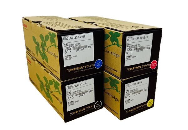 【新品未開封】リユーストナーカットリッジ4色★CRT318/418C