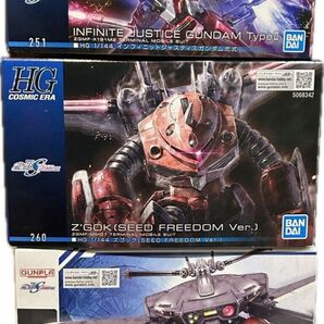 HG 1/144 〇インフィニットジャスティスガンダム弐式 〇ズゴック(SEED FREEDOM Ver.)〇キャバリアー