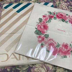百貨店デパート紙袋ショッパー 高島屋+大丸 5枚×2セット 未使用