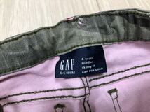 ☆GAP☆迷彩バラ柄スキニーデニム 105サイズ 男女兼用 長ズボン ストレッチ ウエストゴム調節可 前ホック ボトムス パンツ ギャップ_画像6