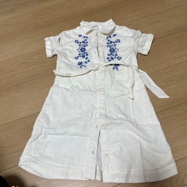刺繍 GAPKIDS 120cm ワンピース 半袖