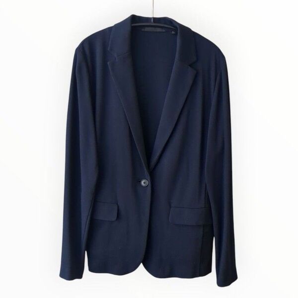 UNIQLO UVカットジャージージャケットMサイズ ネイビー 404210