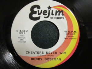 Bobby Boseman ： Another Man's Woman 7'' / 45s ★ 名曲としか云いようの無いサザンソウル Deep Soul ☆ c/w Cheaters Never Win