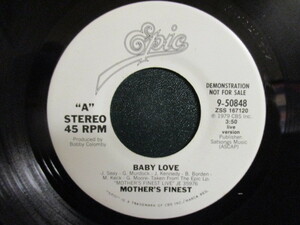 The Mother's Finest ： Baby Love 7'' / 45s ★ Black Rock Band! Funky!! ☆ 落札5点で送料無料