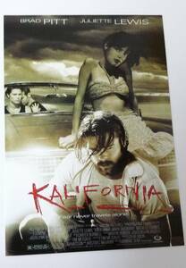 カリフォルニア Kalifornia ブラッド・ピットBrad Pitt ジュリエット・ルイス Juliette Lewis 映画 シネマ ポストカード レア