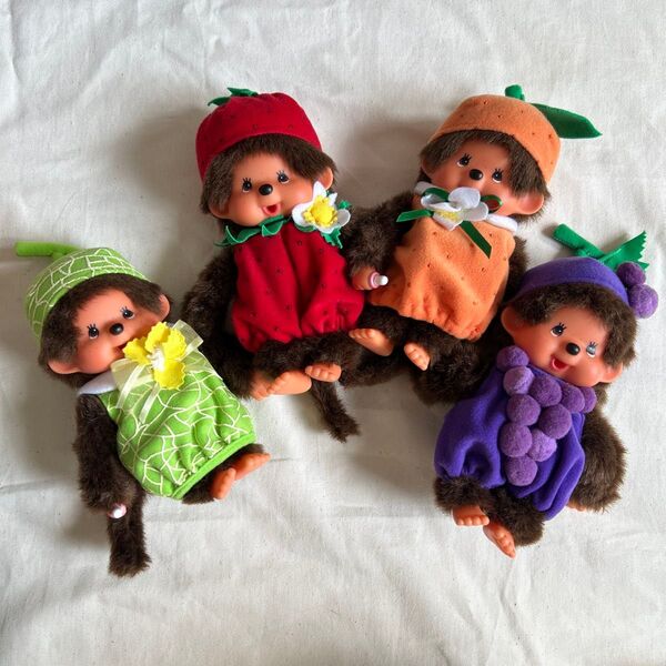 フルーツモンチッチシリーズ4点セット Monchhichi