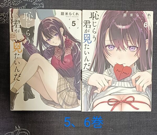 恥じらう君が見たいんだ 5、6巻 2冊セット
