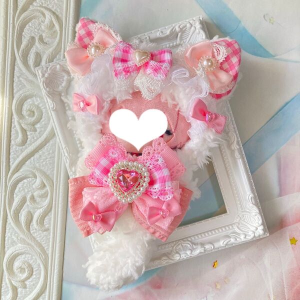 ハンドメイド 着ぐるみ 10〜13cm ぬい服 ねこ ぬいぐるみ