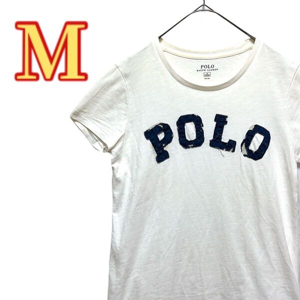 【Polo Ralph Lauren】 半袖 Tシャツ ワッペンロゴ カジュアル