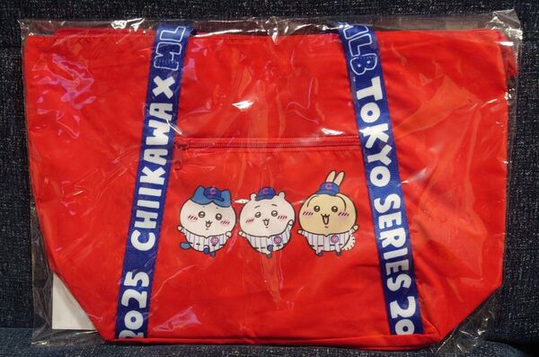 ちいかわ&ハチワレ&うさぎ(カブス) トートバッグ★ちいかわ MLB TOKYO SERIES 2025 ドジャース