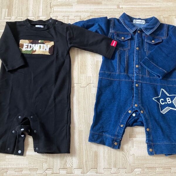 ロンパース カバーオール ベビー 長袖ロンパース 子供服春服