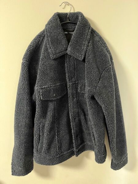ZARA ボアジャケット ブルゾン ボア ジャケット L