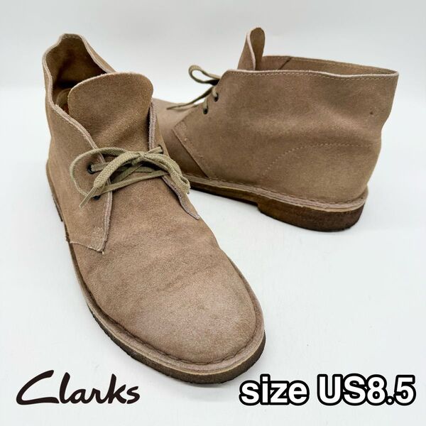 Clarks クラークス チャッカブーツ スエード US8.5