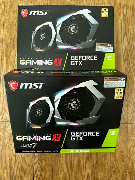 MSI GeForce GTX 1660 SUPER GAMING X 2枚セット
