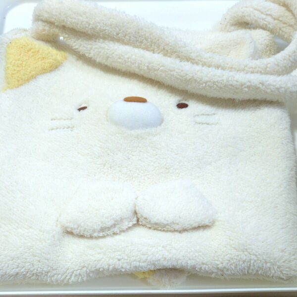 すみっコぐらし ねこ ふわふわフェイスバッグ