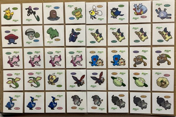 ポケモンパンデコキャラシール 40枚 劇場版ポケットモンスターココ