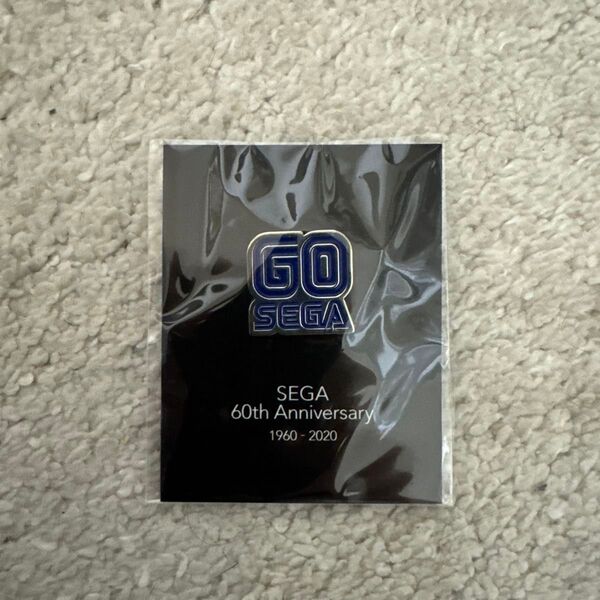 セガ GO SEGA 設立60周年 ピンバッジ 新品 非売品