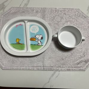 スヌーピー 子供用食器 2個セット