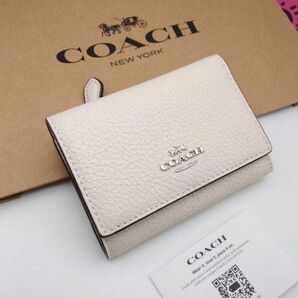 新品 COACH 折り財布 3つ折り財布 レディース