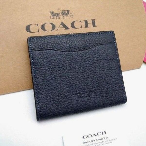 新品 COACH カード入れ 折り財布 メンズ 人気の小銭入れ付き