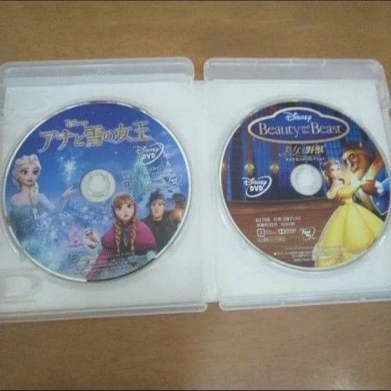 アナと雪の女王DVD+美女と野獣DVD