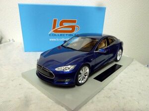 LS COLLECTIBLES テスラ モデルS 2012 1/18 ミニカー Tesla