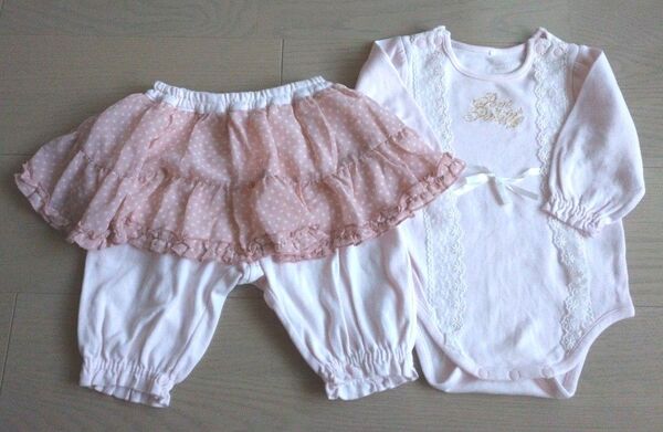 ポンポネット ベビー pom ponette baby パンツ ズボン ロンパース 70cm ドット