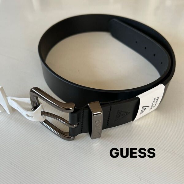 ★新品★GUESS 【ゲス】 ベルト 黒 M 34-36