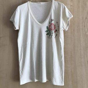 Stella Designs Sitka アラスカローズ　バラTシャツ　U.S.A used