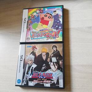 ☆DS クレヨンしんちゃんDS 嵐を呼ぶぬってクレヨ~ん大作戦! BLEACH DS 2nd 黒衣ひらめく鎮魂歌   同梱可能☆