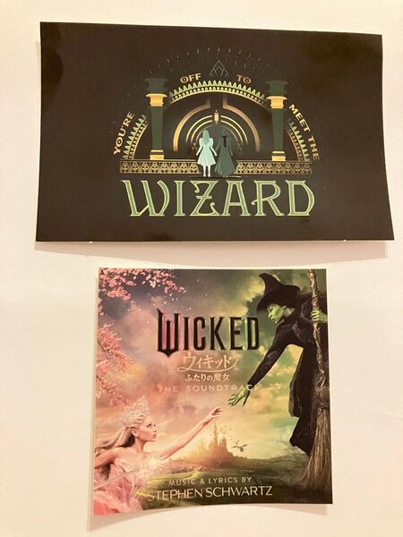 ウィキッド ふたりの魔女 入場特典 2種 ステッカー 映画