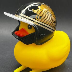 アヒル隊長 カスタムヘルメット コルク半 日章、菊水 ハンドメイド