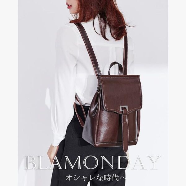 美品!本革リュック ショルダー 手提げ3way