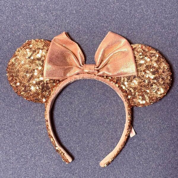 ディズニー カチューシャ スパンコール ミニー ヘアーアクセサリー TDR Disney ディズニーランド ディズニーシー
