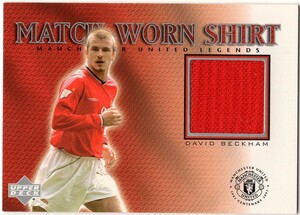 David Beckham ＜2002 Upper Deck Match-Worn Shirt ＞ ジャージカード