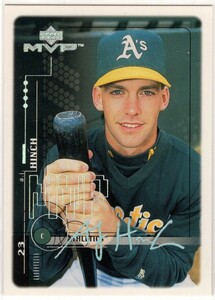 激レア！ A.J. Hinch ＜ 1999 Upper Deck MVP Super Script ＞ 25枚限定パラレル アストロズ監督 現役時代