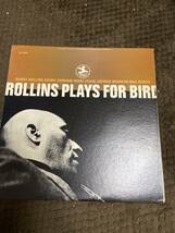 輸入盤　ジャズ　ソニー　ロリンズ　rollins plays for BIRD prestige _画像1