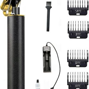 バリカン トリマーメンズ 電動バリカン コードレス 4段階調節 ベッド使用可能