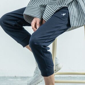 KANGOL 別注 ポンチ クロップドジョガーパンツ ラインパンツ ユニセックス