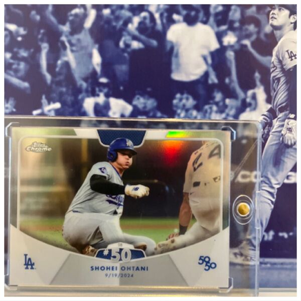【リフラクター】TOPPS BOX 50/50 大谷翔平カード50/50 topps box Chrome SB#50 50盗塁